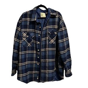 Outdoor Gear Quilted Woodsman  Lined Plaid Flannel Shirt-XL